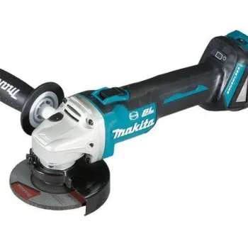MAKITA ΓΩΝΙΑΚΟΣ ΤΡΟΧΟΣ ΡΥΘΜΙΖΌΜΕΝΟΣ 18V 115 mm BL - ΦΡΕΝΟ (ΜΟΝΟ ΤΟ ΣΩΜΑ) DGA463ZJ