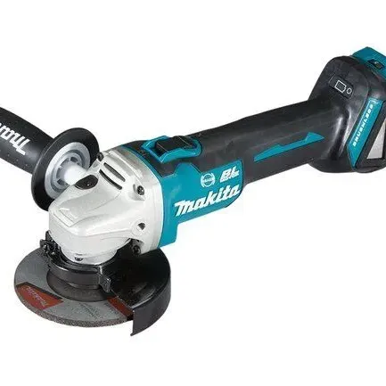 MAKITA ΓΩΝΙΑΚΟΣ ΤΡΟΧΟΣ ΡΥΘΜΙΖΌΜΕΝΟΣ 18V 115 mm BL - ΦΡΕΝΟ (ΜΟΝΟ ΤΟ ΣΩΜΑ) DGA463ZJ