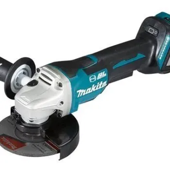 MAKITA ΓΩΝΙΑΚΟΣ ΤΡΟΧΟΣ ΡΥΘΜ. 18V 125/115 mm BL - ΦΡΕΝΟ (ΜΟΝΟ ΤΟ ΣΩΜΑ) DGA517ZJ