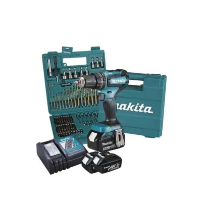 MAKITA ΚΡΟΥΣΤΙΚΟ ΔΡΑΠΑΝΟΚΑΤΣΑΒΙΔΟ 18V 13 mm - 50 Nm - BL - ΕΞΑΡΤΗΜΑΤΑ DHP485FJX1