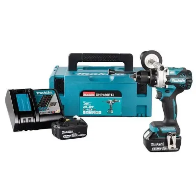 MAKITA ΚΡΟΥΣΤΙΚΟ ΔΡΑΠΑΝΟΚΑΤΣΑΒΙΔΟ 18V 130Nm BL DHP486RTJ