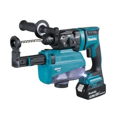 MAKITA ΠΙΣΤΟΛΕΤΟ 3 ΛΕΙΤΟΥΡΓΙΩΝ 18V SDS-Plus 18 mm + KIT ΣΥΛΛΟΓΗΣ ΣΚΟΝΗΣ DHR182RTWJ