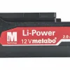 METABO Μπαταρία 12V / 2.0 Ah 6.25406.00