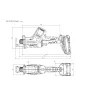 Metabo 18 Volt Σπαθοσέγα Μπαταρίας SSE 18 LTX BL Compact  SOLO 602366850