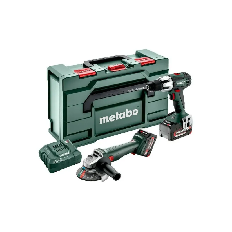 Metabo 18 Volt Combo Set Μπαταρίας 2.4.2 SB 18 LT + W 18 L 9-125 Quick 685207510