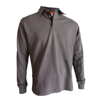 Troja Polo Long Sleeves GREY