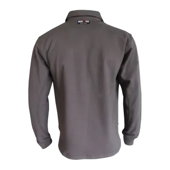 Troja Polo Long Sleeves GREY