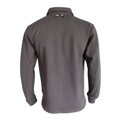 Troja Polo Long Sleeves GREY