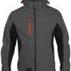 Trystan soft shell jacket ANTHRACITE/BLACK XXL