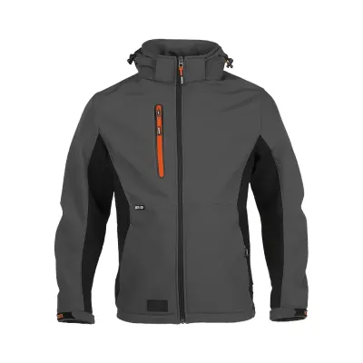 Trystan soft shell jacket ANTHRACITE/BLACK XL