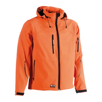 Poseidon soft shell jacket ORANGE