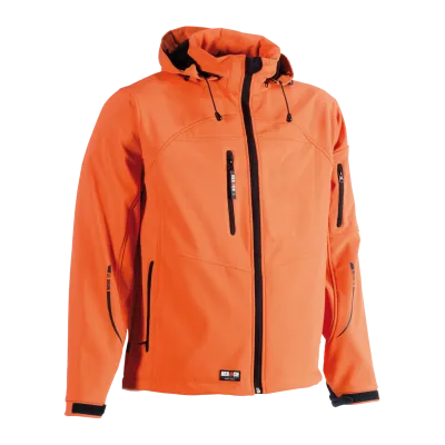 Poseidon soft shell jacket ORANGE