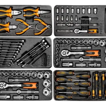 NEO TOOLS Εργαλειοφορέας 5 συρταριών με 117 εργαλεία 84-214-6