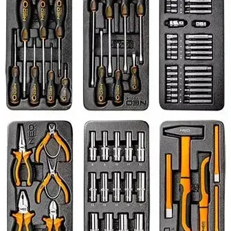 NEO TOOLS Εργαλειοφορέας 7 συρταριών με 176 εργαλεία 84-222-12