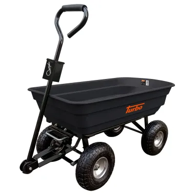 Turbo Καρότσι τρόλεϊ 1195x1055x590/1085mm 125lt 400kg CAR150