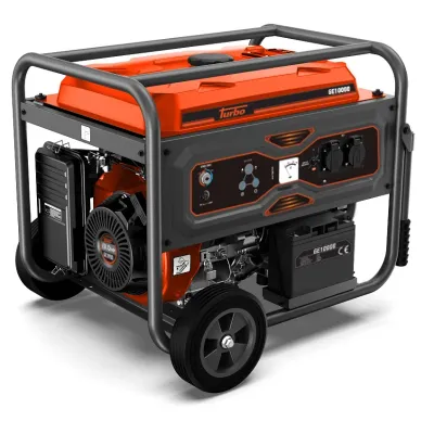 TURBO Γεννήτρια βενζίνης 8300W 18,0Hp 10kVA τροχήλατη GE10000