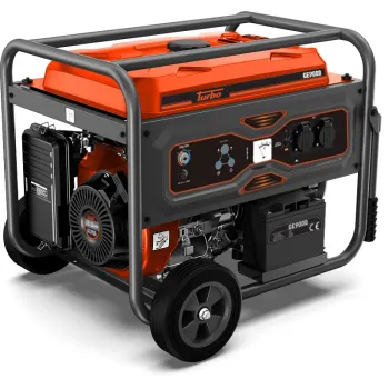 TURBO Γεννήτρια βενζίνης 7500W 16,0Hp 8,75kVA τροχήλατη GE9000