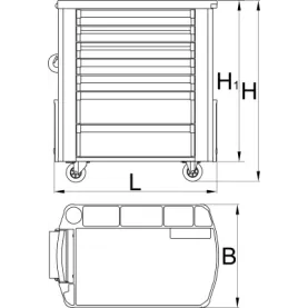 UNIOR Εργαλειοφορέας EUROPLUS 920PLUS2 617101