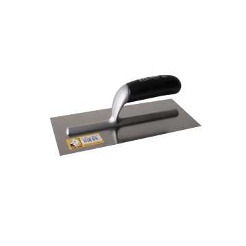 COME Σπάτουλα κόλλας χωρίς δόντι inox πλαστική λαβή 400x120x0,6mm 399IN400