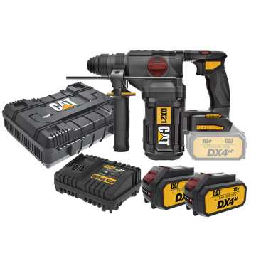 CAT Combo-09 Περιστροφικό πιστολέτο 2,2J DX21B + κασετίνα + δωρεάν 2 μπαταρίες 4.0ah DXB4 + δώρο φορτιστής DXC4