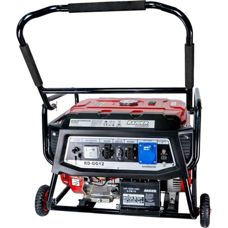 RAIDER Γεννήτρια βενζίνης τετράχρονη 7.5kW RD-GG12 090108