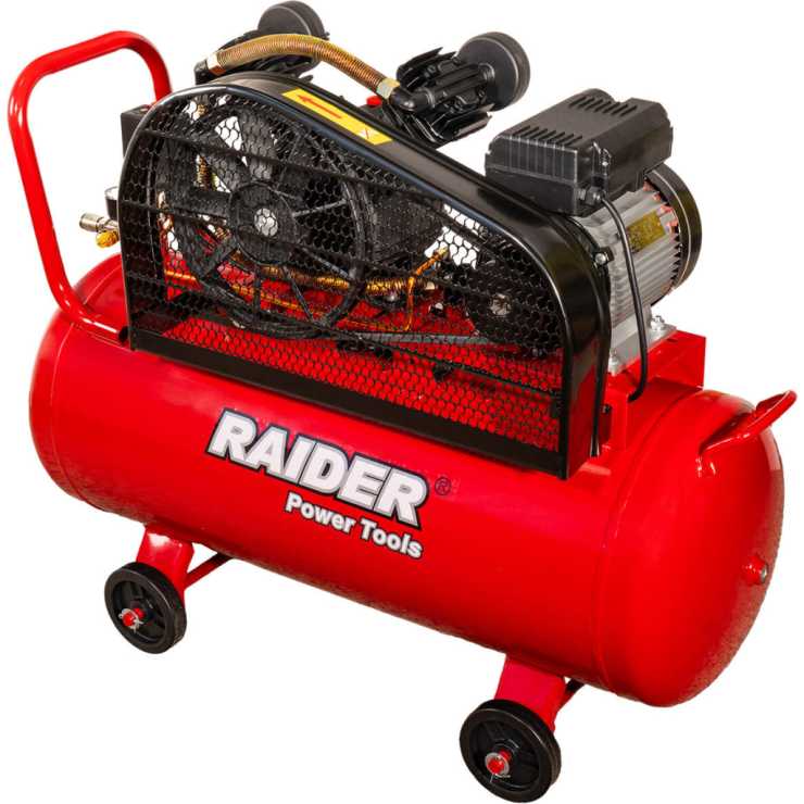 RAIDER Αεροσυμπιεστής 100L RD-AC17 1.5kW 120117