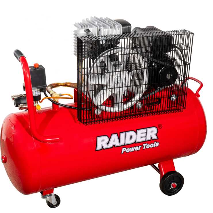 RAIDER Αεροσυμπιεστής 100L RD-AC18 1.8kW 120118