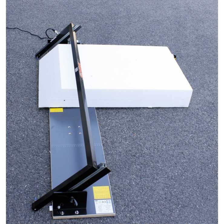 EDMA οριζόντιο τραπέζι θερμής κοπής για θερμοπρόσοψη 200W 260155