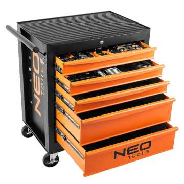 NEO TOOLS Εργαλειοφορέας 5 συρταριών με 117 εργαλεία 84-214-6