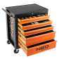 NEO TOOLS Εργαλειοφορέας 5 συρταριών με 117 εργαλεία 84-214-6