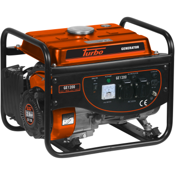 TURBO Γεννήτρια βενζίνης 1000W 2,9Hp 1,1kVA GE1200