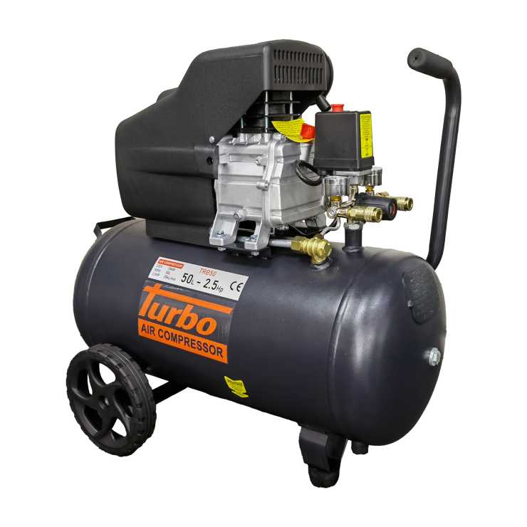 Turbo Αεροσυμπιεστής 25 HP 50lt TRB50