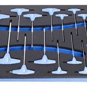 UNIOR Συλλογή κατσαβιδιών με λαβή Τ σε θήκη SOS 621393