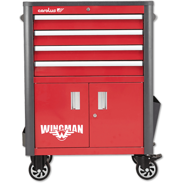 CAROLUS ΕΡΓΑΣΤΉΡΙΟ TROLLEY WINGMAN με 4 συρτάρια 2859513 CAROLUS ΕΡΓΑΣΤΉΡΙΟ TROLLEY WINGMAN με 4 συρτάρια 2859513