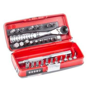 FACOM Κασετίνα Καστανια + 28 Μύτες  / R.PEJ31PB 