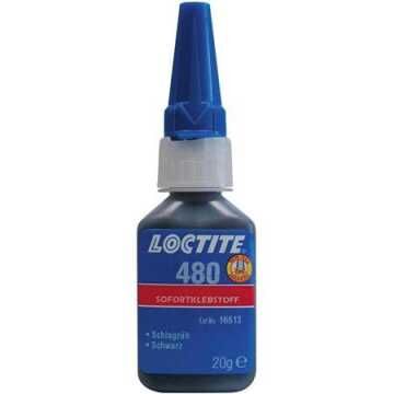 LOCTITE 480 Κόλλα Στιγμής Ανθεκτική σε Κρούσεις (μαύρη) 20g  LOCTITE 480 Κόλλα Στιγμής Ανθεκτική σε Κρούσεις (μαύρη) 20g