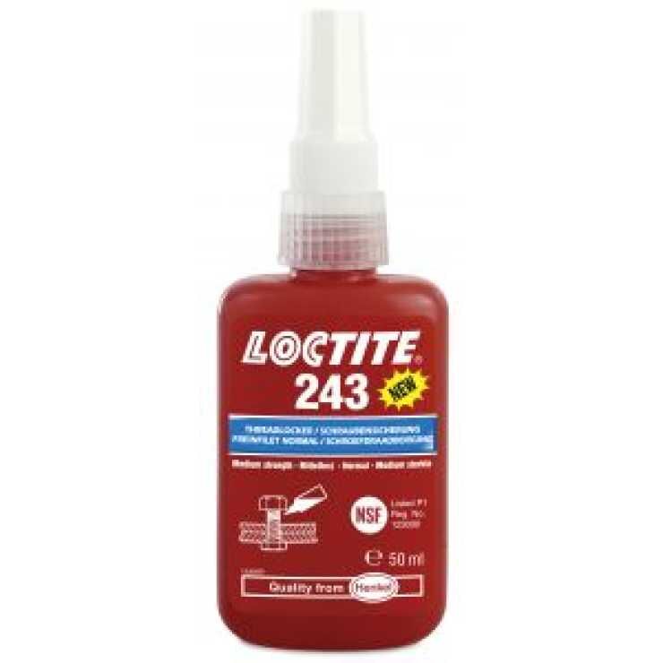 Loctite 243 Ασφαλιστικό Σπειρωμάτων Μεσαίου Βαθμού 50ml