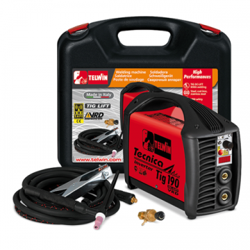 TELWIN TECNICA TIG 190 DC-LIFT VRD και TIG ΜΟΝΟΦΑΣΙΚΗ ΗΛΕΚΤΡΟΚΟΛΛΗΣΗ INVERTER 170A - 816219 TELWIN TECNICA TIG 190 DC-LIFT VRD και TIG ΜΟΝΟΦΑΣΙΚΗ ΗΛΕΚΤΡΟΚΟΛΛΗΣΗ INVERTER 170A - 816219