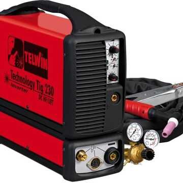TELWIN Μονοφασική Φορητή Μηχανή Ηλεκτροδίου Technology Tig 230 DC-HF-LIFT (852055)