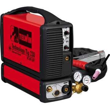 TELWIN Μονοφασική Φορητή Μηχανή Ηλεκτροδίου Technology Tig 230 DC-HF-LIFT (852055)