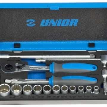 UNIOR Συλλογή καρυδάκια 1/4 σε μεταλλική κασετίνα 619414 UNIOR Συλλογή καρυδάκια 1/4 σε μεταλλική κασετίνα 619414