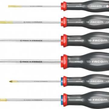 FACOM Σετ 6 τεμάχια Κατσαβίδια PZ - Ίσια ATD.J6PB FACOM Σετ 6 τεμάχια Κατσαβίδια PZ - Ίσια ATD.J6PB