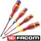 FACOM Σετ κατσαβίδια 1000 Volt Slim Borneo 4 τεμαχίων ATB.J4TVEPB