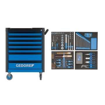 GEDORE ΕΡΓΑΛΕΙΟΦΟΡΕΑΣ ΜΕ 7 ΣΥΡΤΑΡΙΑ ΚΑΙ 147 ΕΡΓΑΛΕΙΑ WHL-L7-TS-147