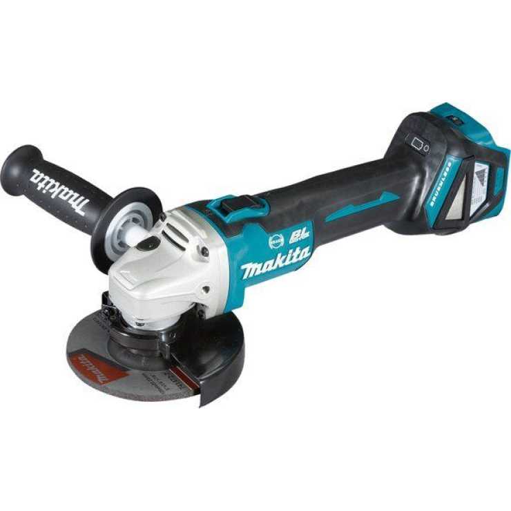 MAKITA ΓΩΝΙΑΚΟΣ ΤΡΟΧΟΣ ΡΥΘΜ. 18V 125/115 mm BL - AWS - ΦΡΕΝΟ (ΜΟΝΟ ΤΟ ΣΩΜΑ) DGA514ZJU