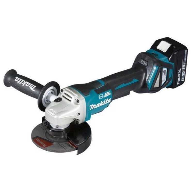 MAKITA ΓΩΝΙΑΚΟΣ ΤΡΟΧΟΣ ΡΥΘΜΙΖΟΜΕΝΟΣ 18V 125/115 mm BL DGA517RTJ