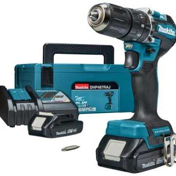 MAKITA ΚΡΟΥΣΤΙΚΟ ΔΡΑΠΑΝΟΚΑΤΣΑΒΙΔΟ 18V 13 mm - 40 Nm - BL DHP487RAJ MAKITA ΚΡΟΥΣΤΙΚΟ ΔΡΑΠΑΝΟΚΑΤΣΑΒΙΔΟ 18V 13 mm - 40 Nm - BL DHP487RAJ