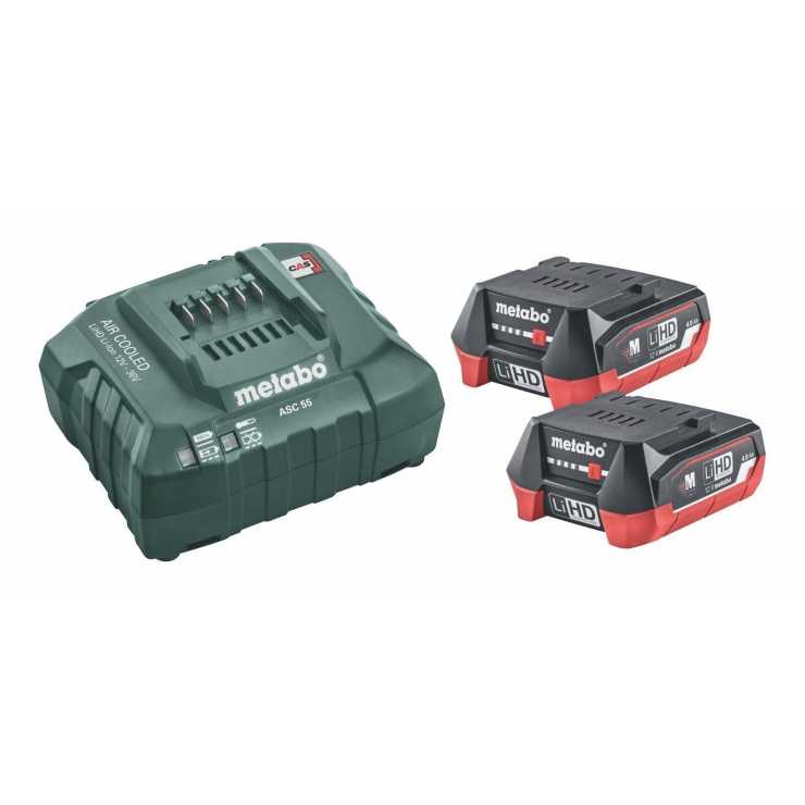 METABO Σετ Φόρτισης 12V 2 x LiHD 4.0 Ah 6.85301.00