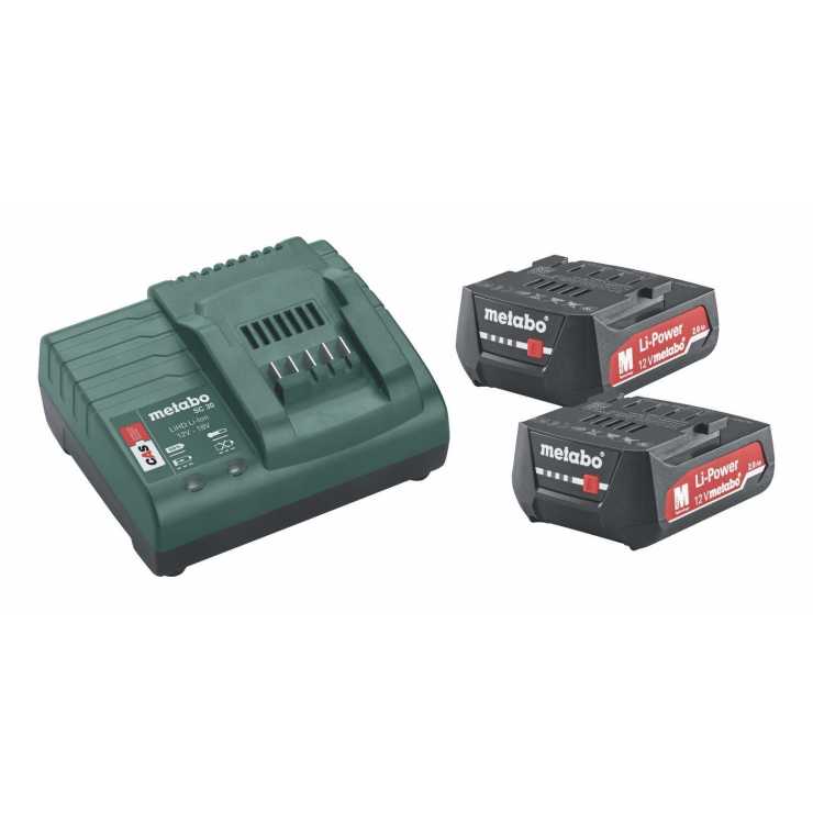 METABO Σετ Φόρτισης 12V 2 x 2.0 Ah 6.85300.00