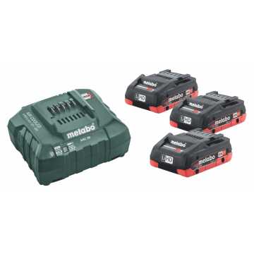 METABO Σετ Φόρτισης 18V 3 x LiHD 4.0 Ah 685132000